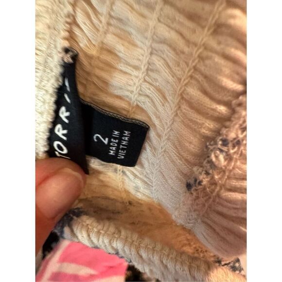 Torrid women plus size 2 2xl top shirt blouse cami tank blue china floral - Picture 4 of 6